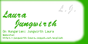 laura jungwirth business card